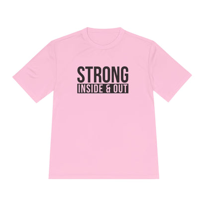 Strong Inside &amp; Out Unisex Moisture Wicking Tee for Fitness Enthusiasts