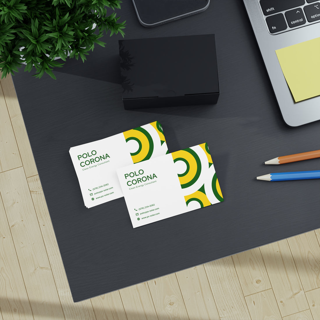 Polo Corona Business Cards, 100pcs