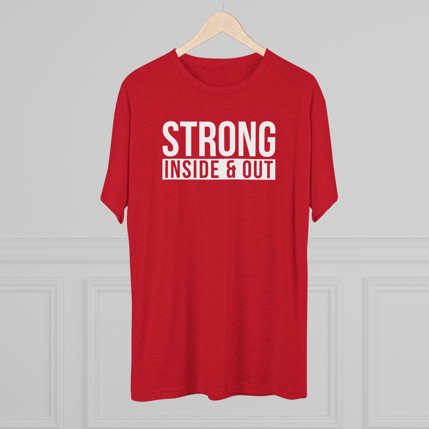 Strong Unisex Tri-Blend Crew Tee