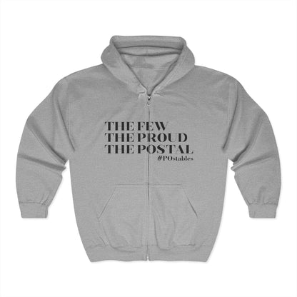 The Few The Proud The Postal Zip Hoodie