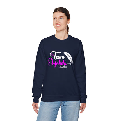 Team Elizabeth Unisex Crewneck Sweatshirt - Perfect for Supporters and Celebrations