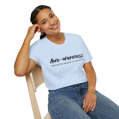 Awe-awareness Unisex Softstyle T-Shirt - Embrace the Beauty in Everything
