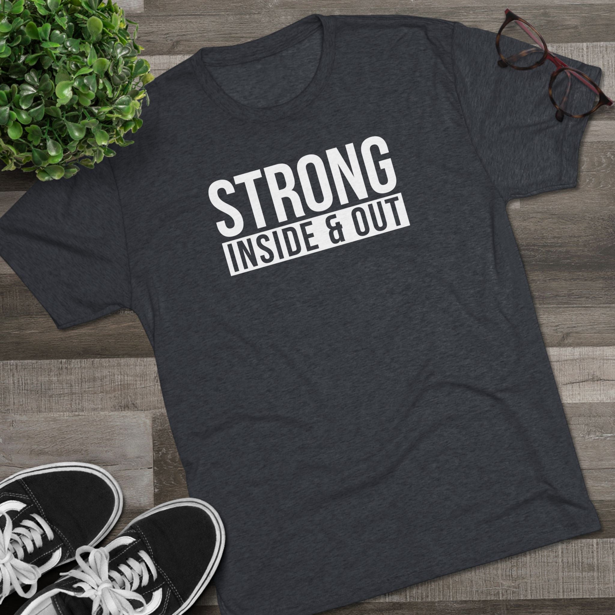 Strong Unisex Tri-Blend Crew Tee