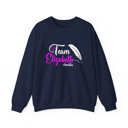 Team Elizabeth Unisex Crewneck Sweatshirt - Perfect for Supporters and Celebrations