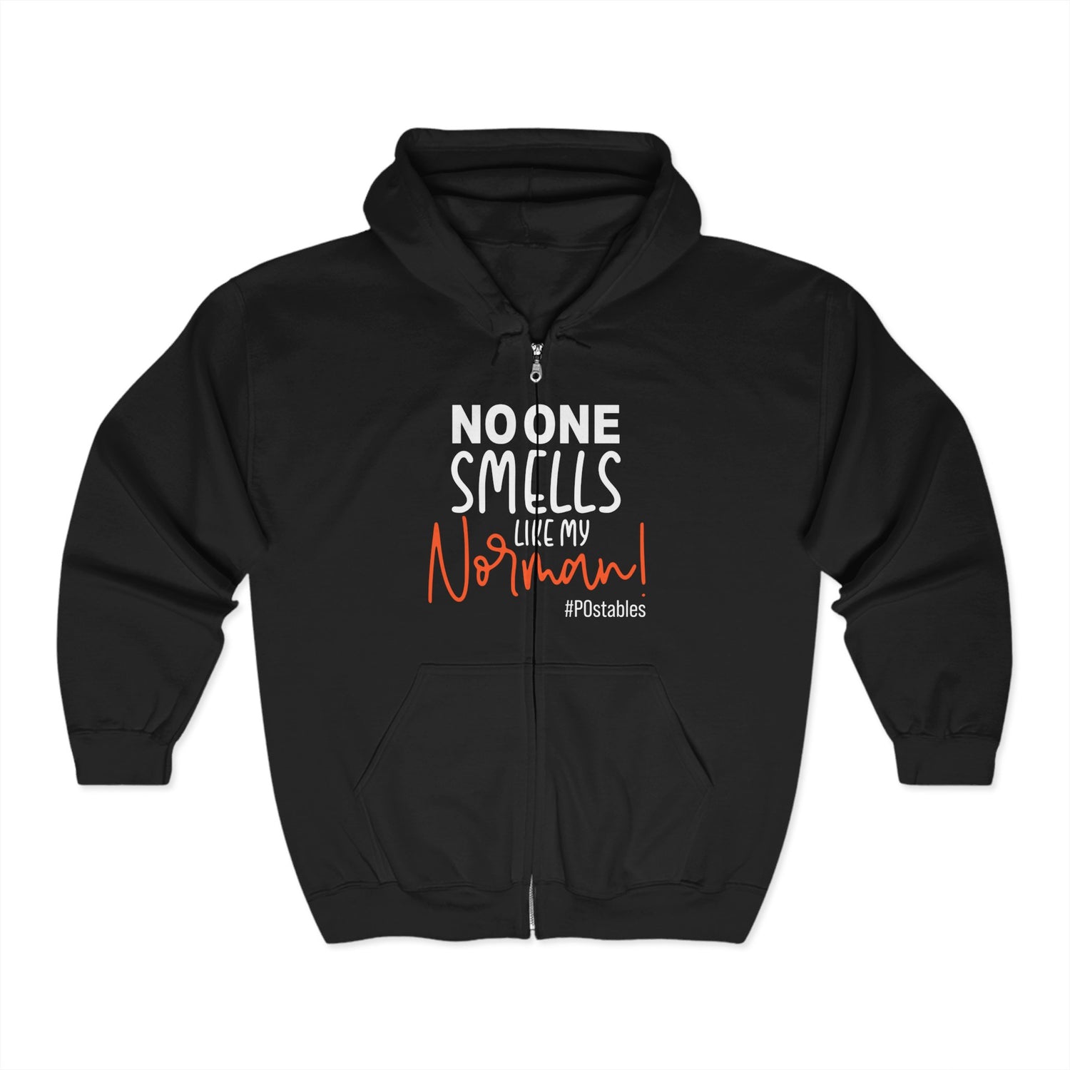 Funny Dog Lover Full Zip Hoodie - &quot;No One Smells Like My Normal&quot;