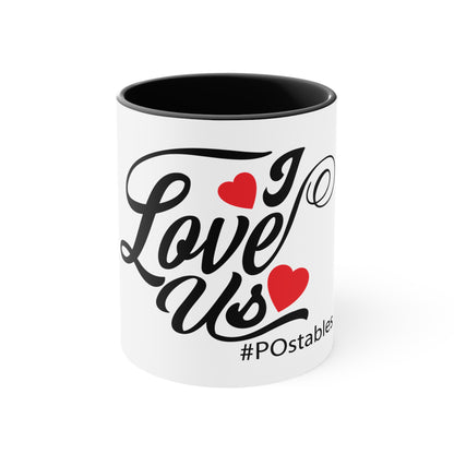 I Love Us Accent Mug