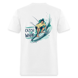 Catch the Wave Unisex Classic T-Shirt - white