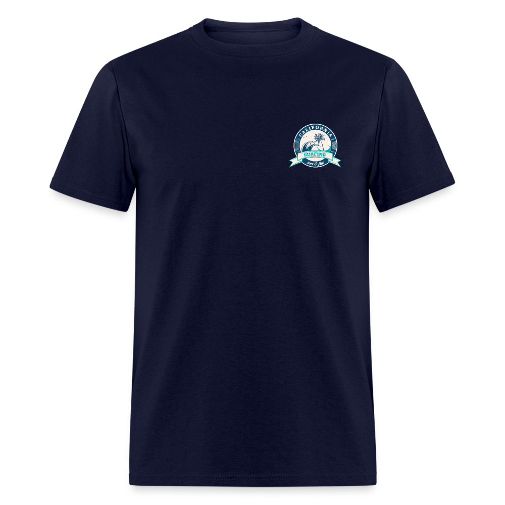 Catch the Wave Unisex Classic T-Shirt - navy