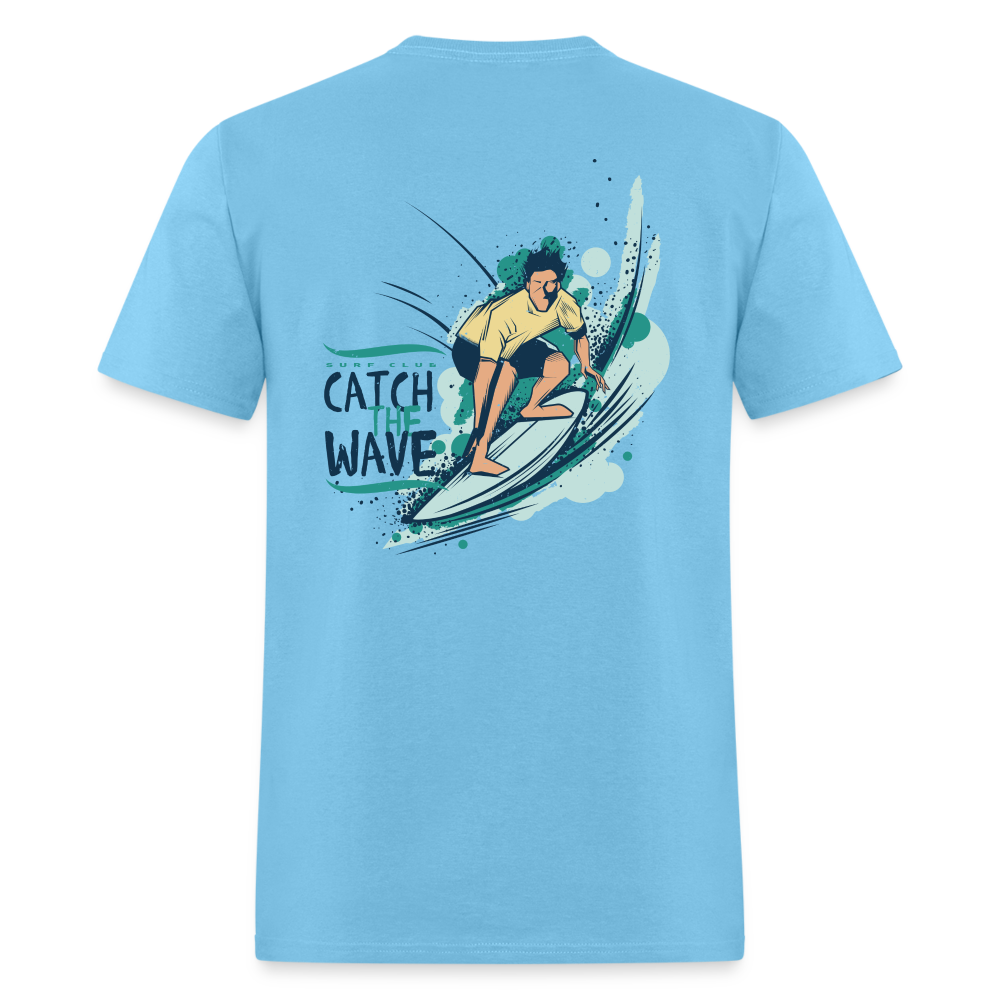 Catch the Wave Unisex Classic T-Shirt - aquatic blue