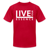 LYE Unisex Jersey T-Shirt by Bella + Canvas - red