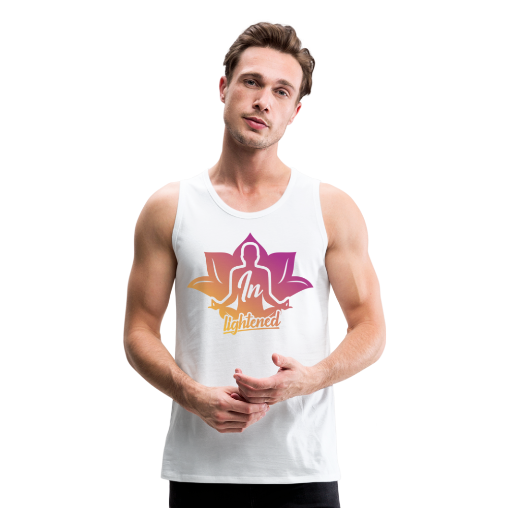 InLightened Men’s Premium Tank - white