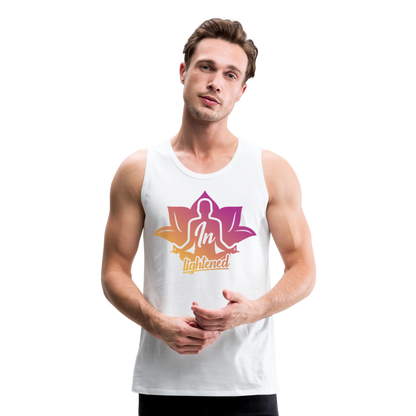 InLightened Men’s Premium Tank - white