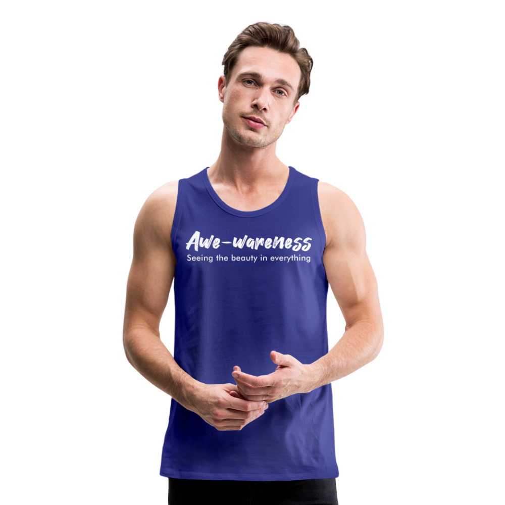 Awe Men’s Premium Tank - royal blue