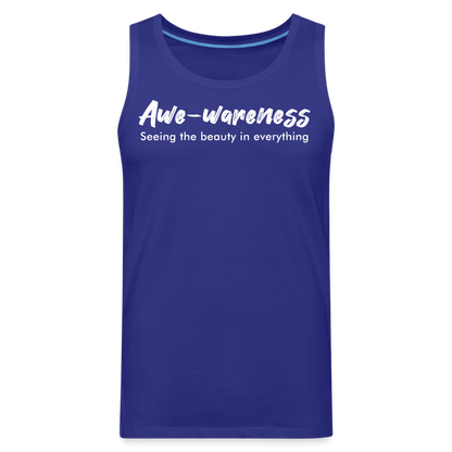 Awe Men’s Premium Tank - royal blue