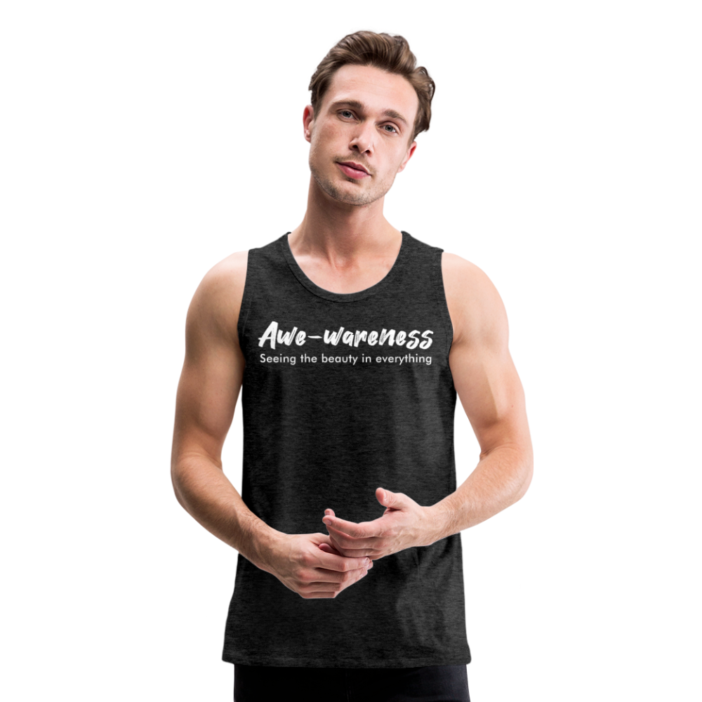 Awe Men’s Premium Tank - charcoal grey