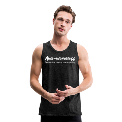 Awe Men’s Premium Tank - charcoal grey