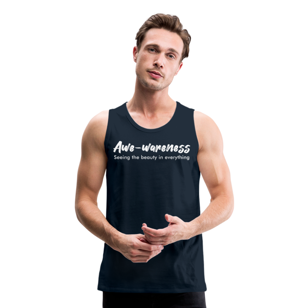 Awe Men’s Premium Tank - deep navy