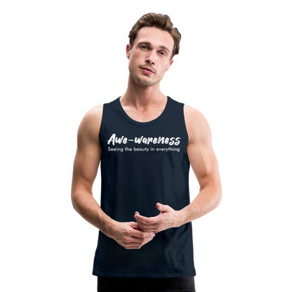 Awe Men’s Premium Tank - deep navy