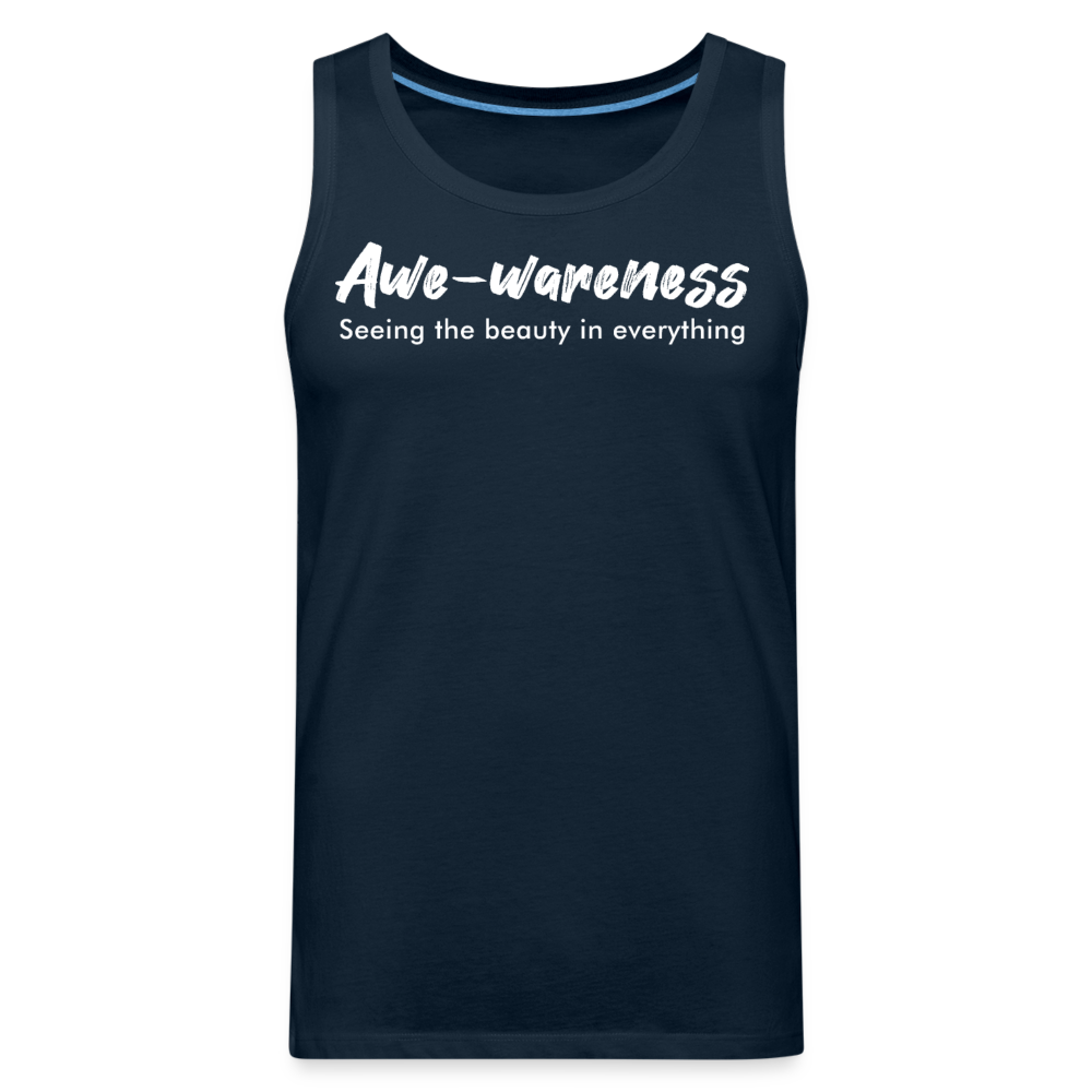 Awe Men’s Premium Tank - deep navy