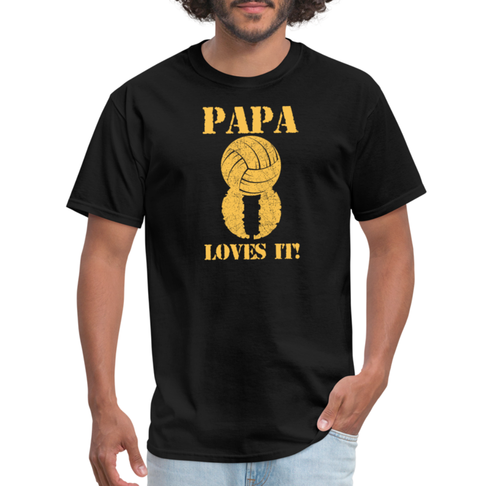 Papa Loves it 8th grade - black