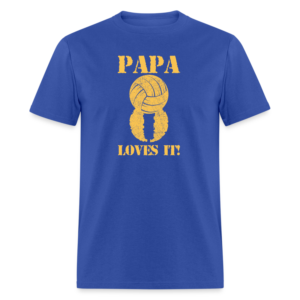 Papa Loves it 8th grade - royal blue