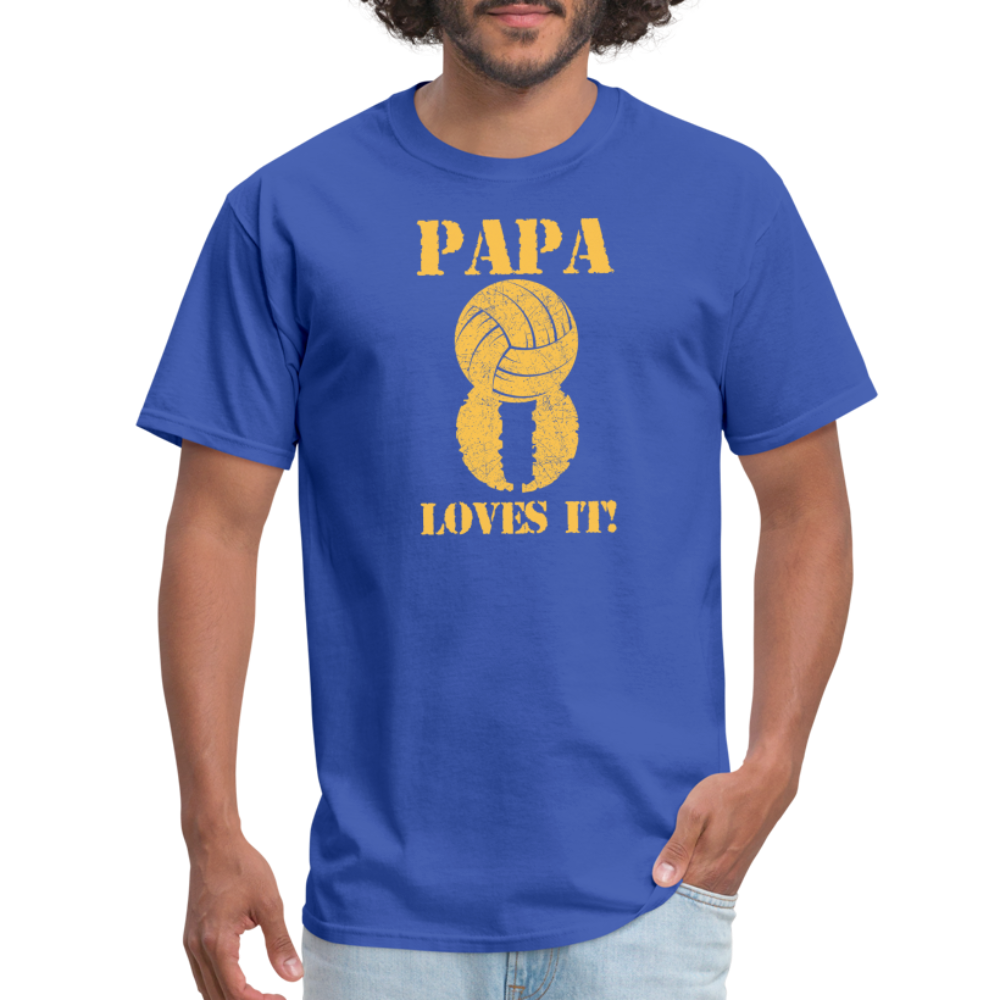 Papa Loves it 8th grade - royal blue