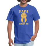 Papa Loves it 8th grade - royal blue