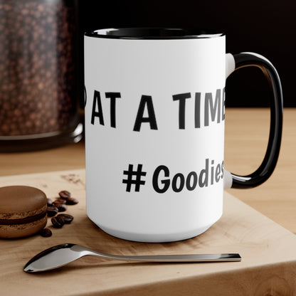 One Steep at a Time Accent Mug