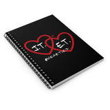 J.T. and E.T. Love Spiral Notebook - Ruled Line