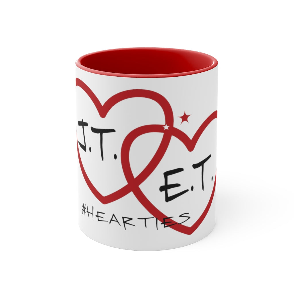 J.T. and E.T. Love Accent Mug