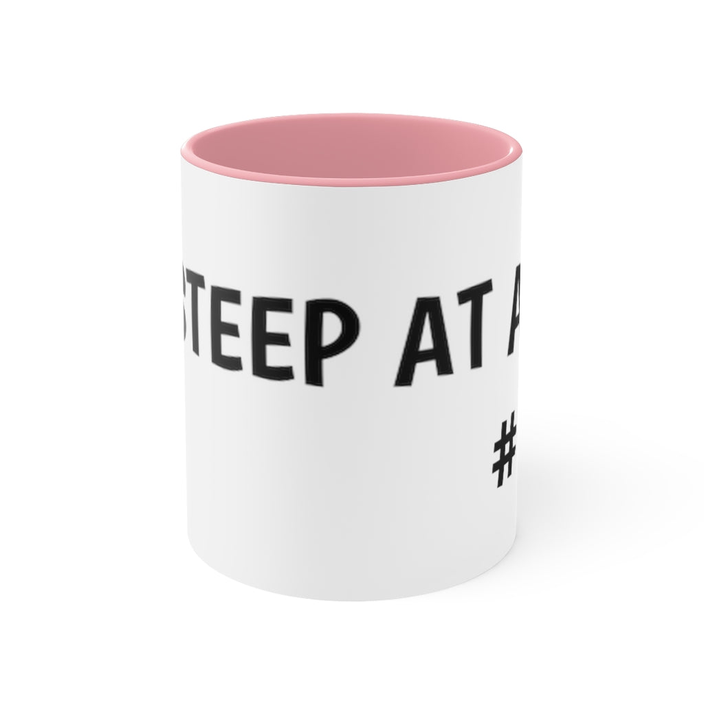 One Steep at a Time Accent Mug