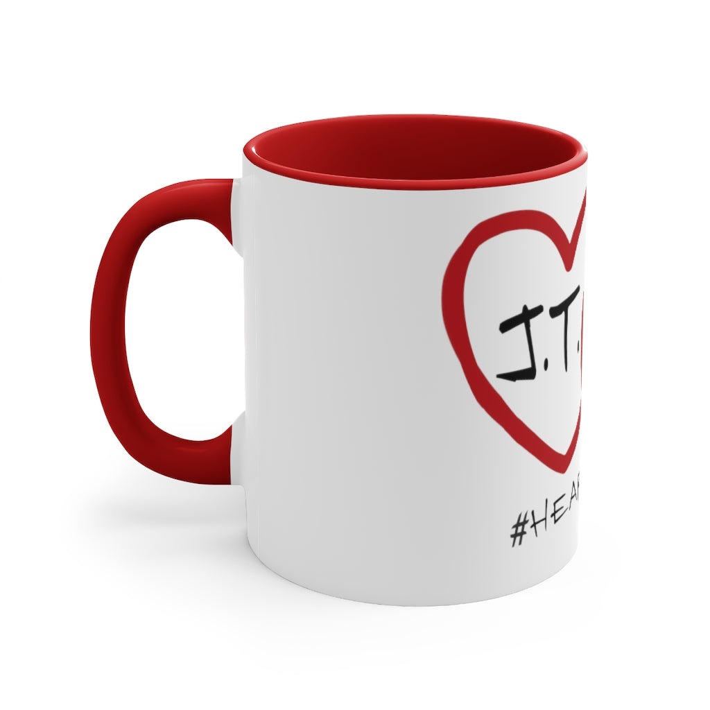 J.T. and E.T. Love Accent Mug