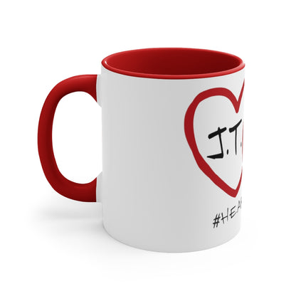 J.T. and E.T. Love Accent Mug