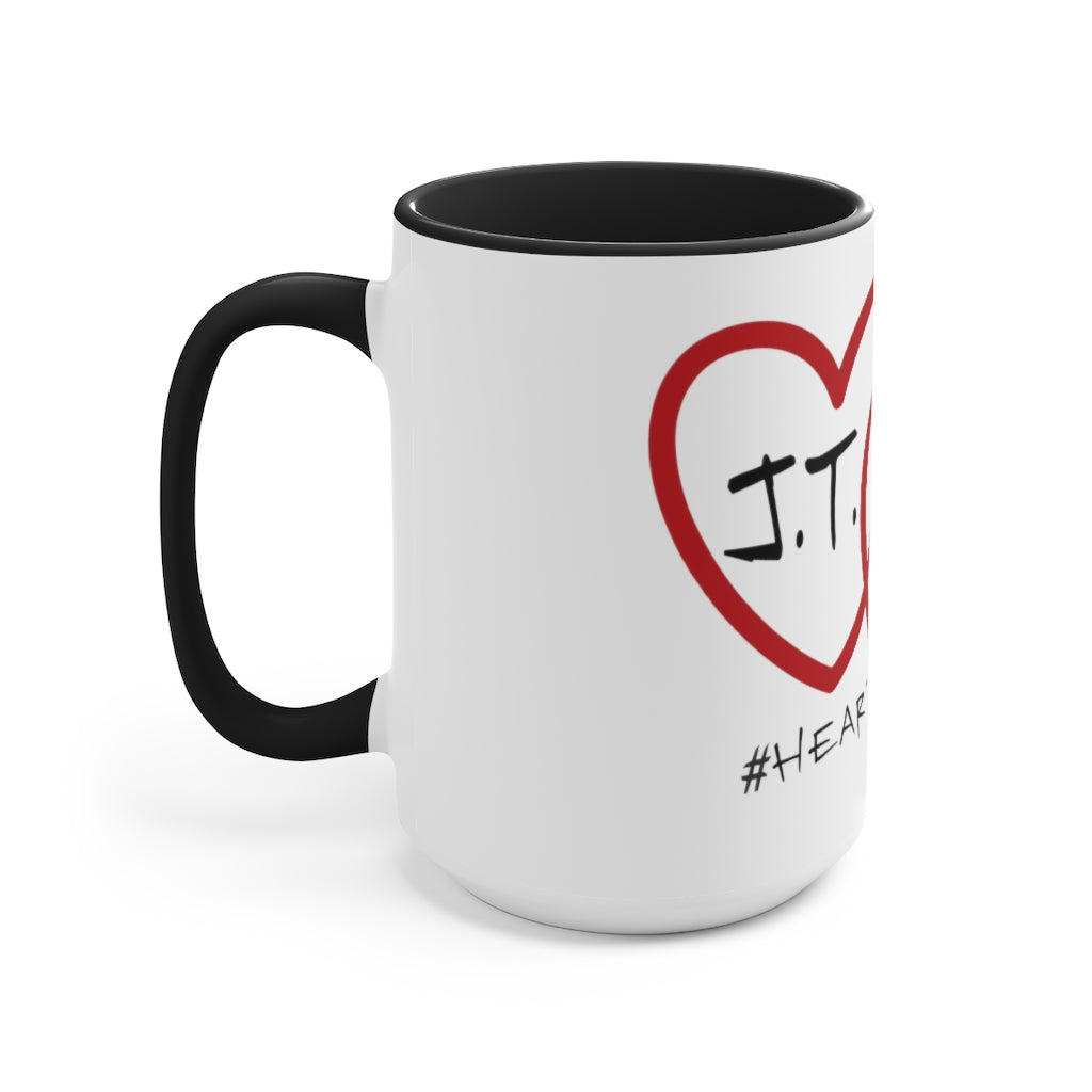 J.T. and E.T. Love Accent Mug