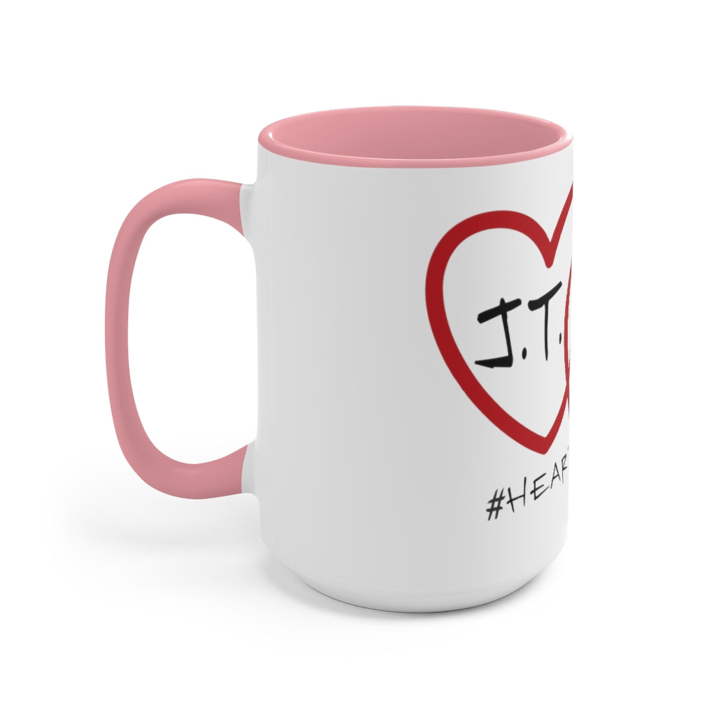 J.T. and E.T. Love Accent Mug