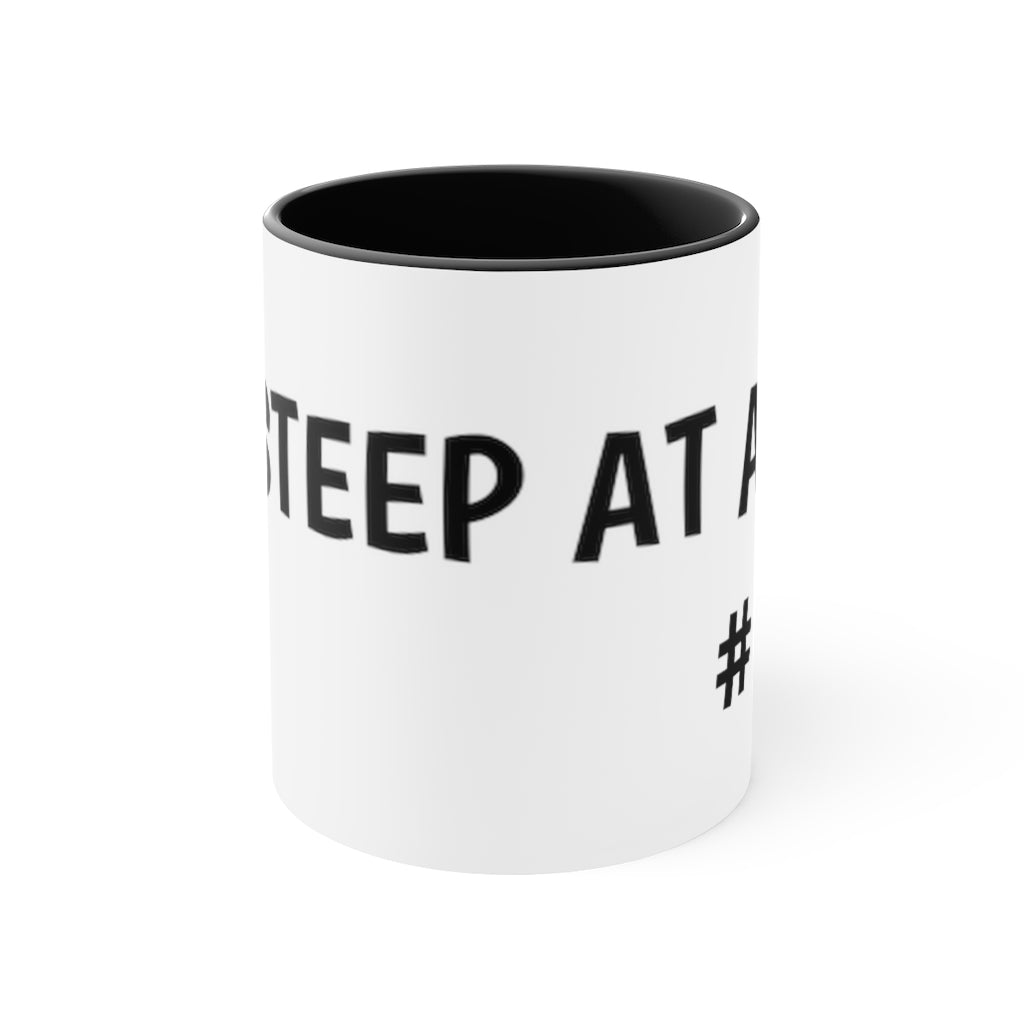 One Steep at a Time Accent Mug