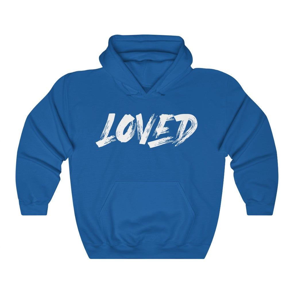 LOVED for the homeless Unisex Heavy Blend™ Hooded Sweatshirt