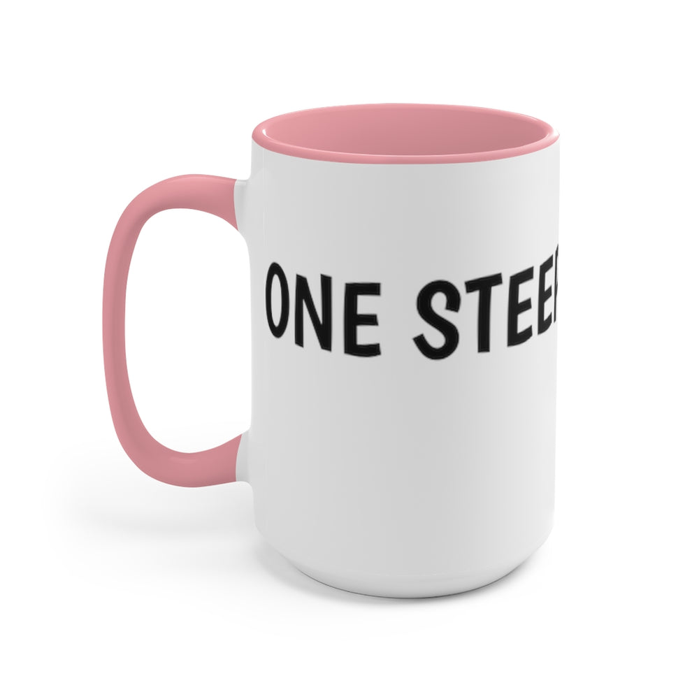 One Steep at a Time Accent Mug