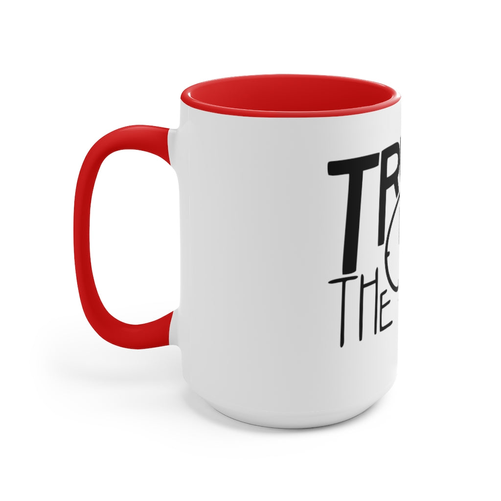 Trust The Timing Accent Mug