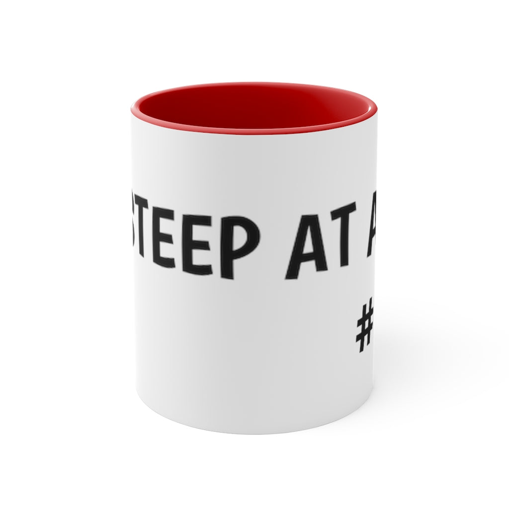 One Steep at a Time Accent Mug