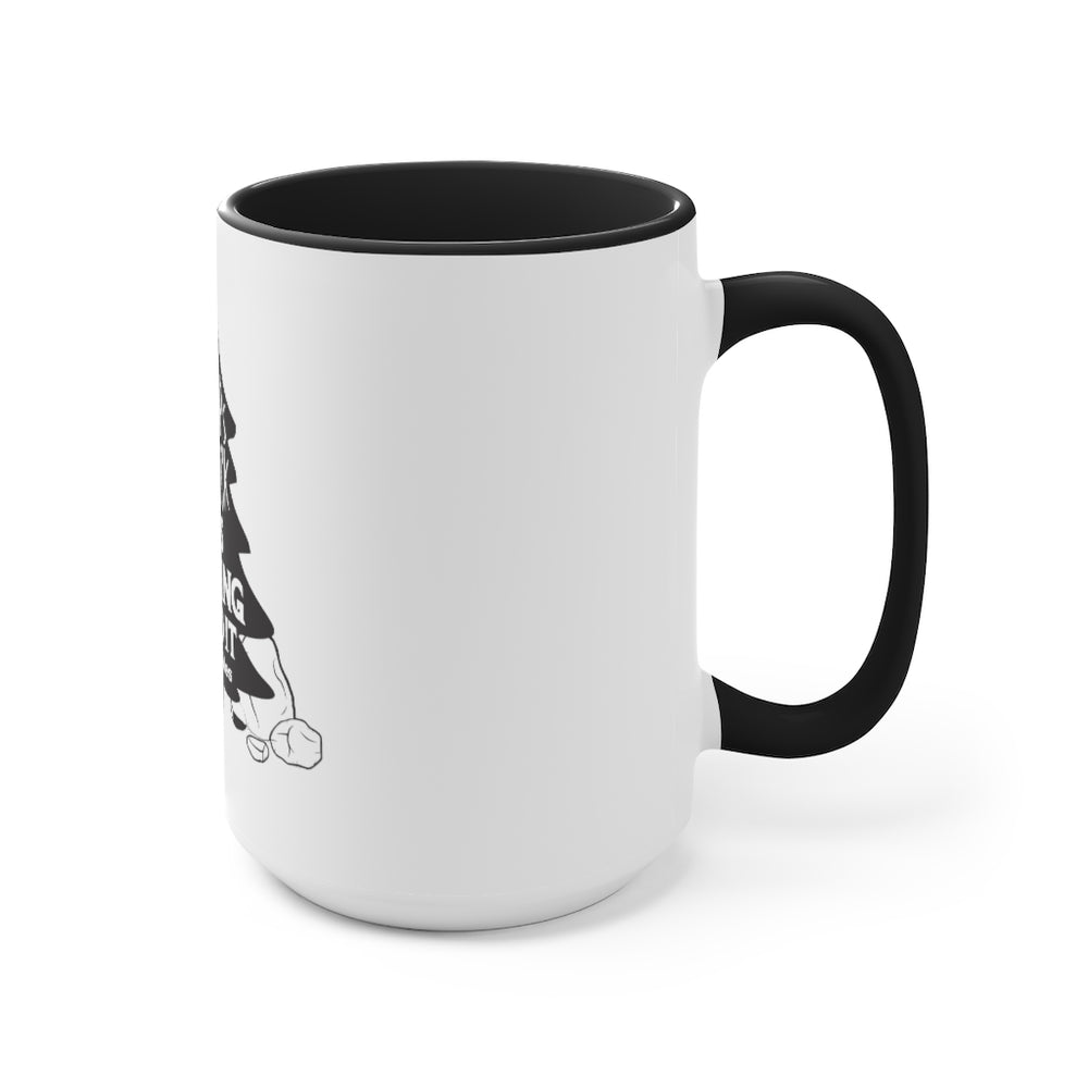 Perhaps The Rock Was Holding Onto It Accent Mug