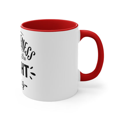 Forgiveness Is Doing The Right Thing Accent Mug