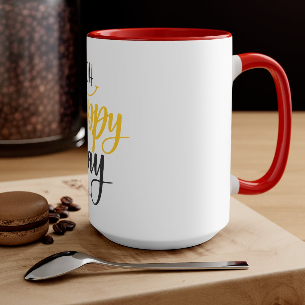 Oh Happy Day Accent Mug