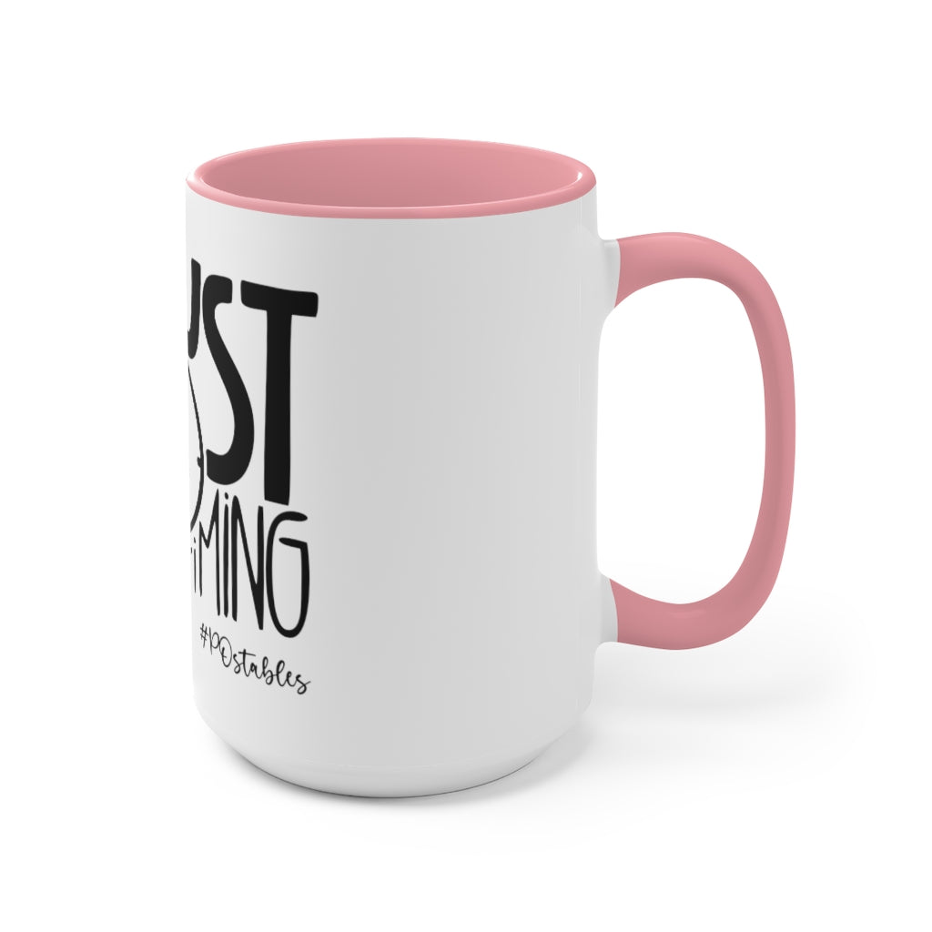 Trust The Timing Accent Mug