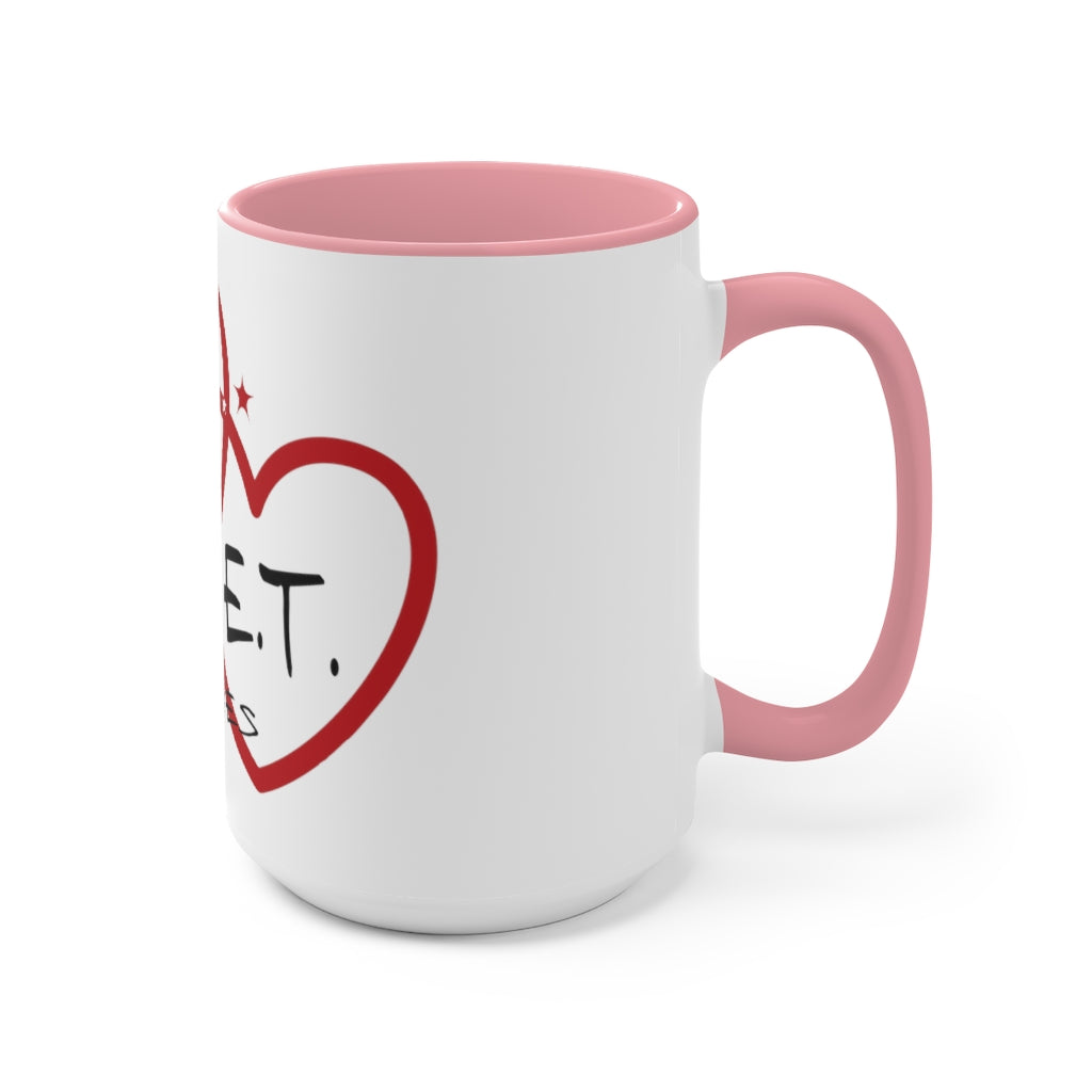 J.T. and E.T. Love Accent Mug