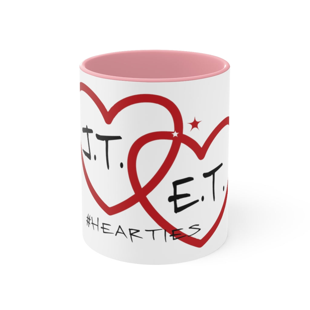 J.T. and E.T. Love Accent Mug