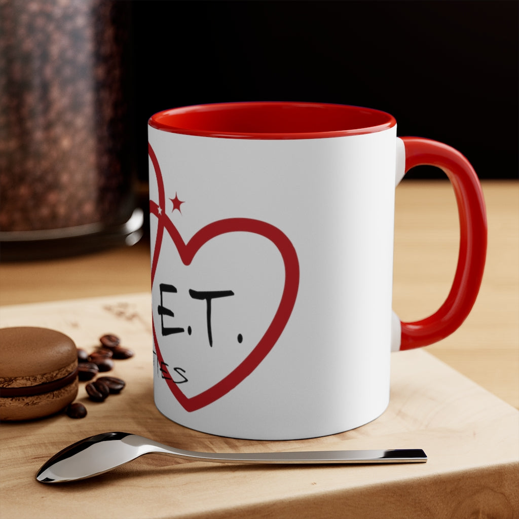 J.T. and E.T. Love Accent Mug