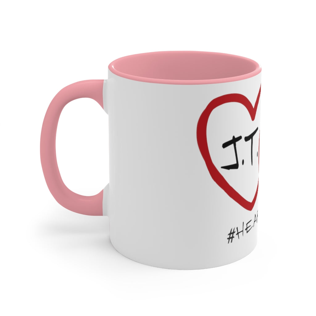 J.T. and E.T. Love Accent Mug