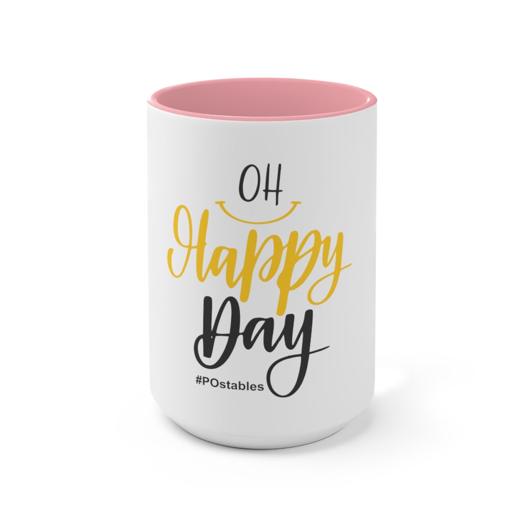 Oh Happy Day Accent Mug