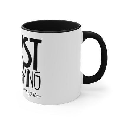 Trust The Timing Accent Mug